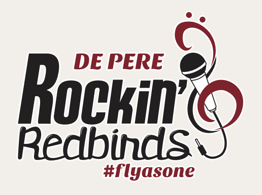 De Pere Rockin' Redbirds logo